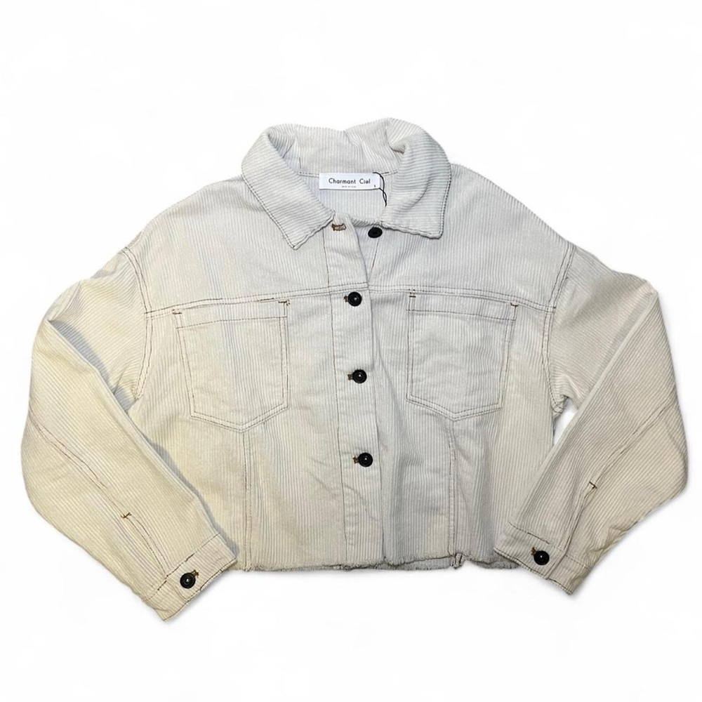 Corduroy Off-White Jean Jacket